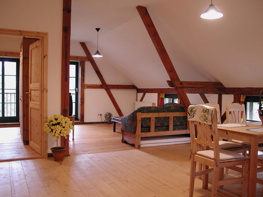 Ferienwohnung mit Blick in den Hof